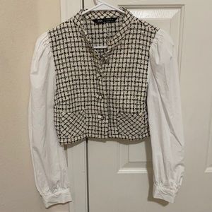 Tweed Zara Crop top